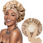 Elegant Satin Bow Nightcap for Hair Care