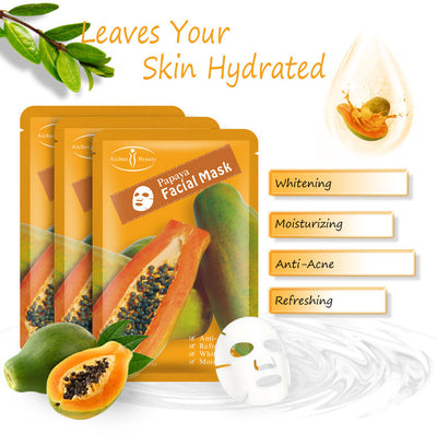 Papaya Essence Mask Moisturizing Mask 250ml Mask Facial Mask - Korvel