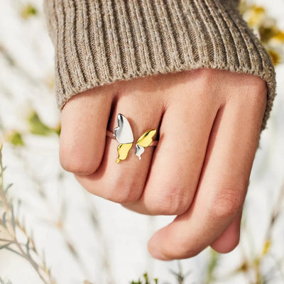 925 Sterling Silver Butterfly Ring - Korvel