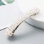 Korean Style Retro Crystal Beaded Hair Clip Simple Wild One Word Clip Female Side Clip Spring Clip Korean Hair Accessories - Korvel