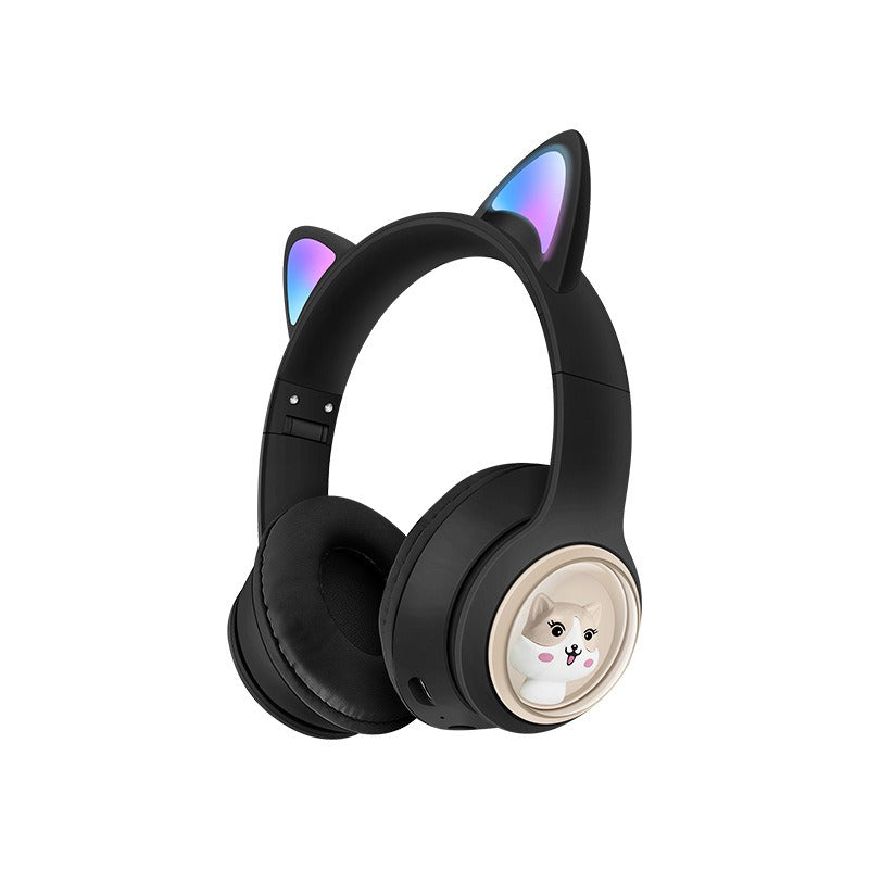 AKZ-07 Luminous Cat Ear Bluetooth Headset