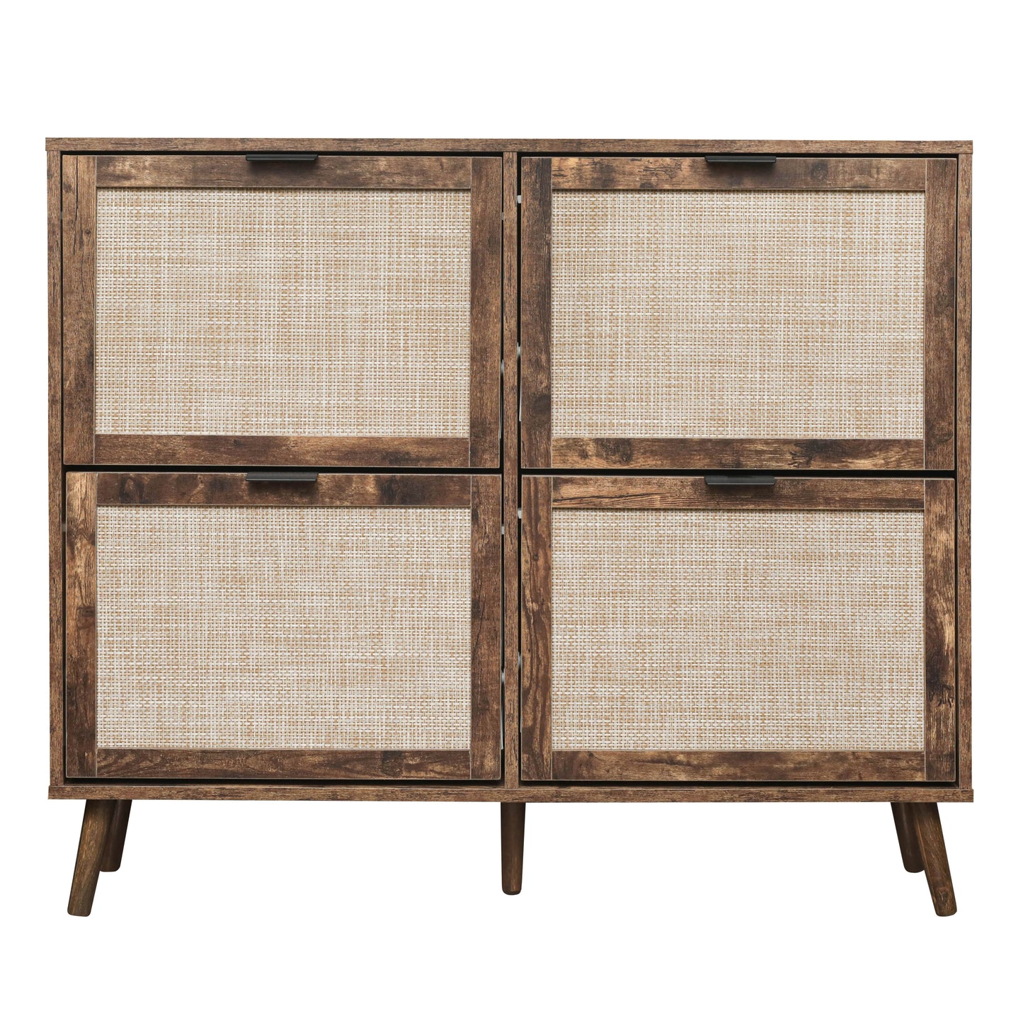 4-Door Freestanding Modern Shoe Rack for Entryway