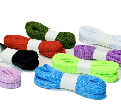 Unique design style shoelaces, flat 8 pairs of 8 color shoelaces - Korvel