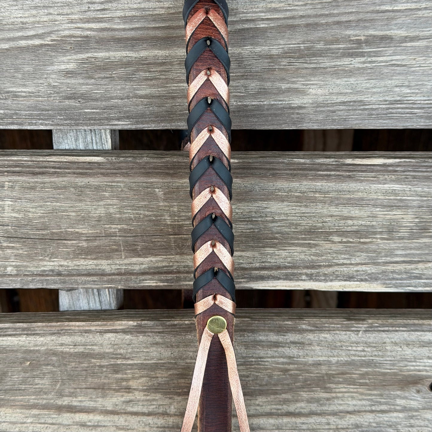 Premium Leather Barrel Racing Reins with Enhanced Grip