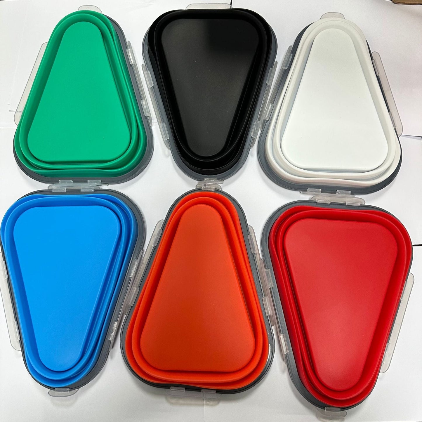 Premium Silicone Foldable Pizza Box for Easy Storage