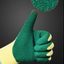 Gants de travail en latex premium - 12 paires, taille 10