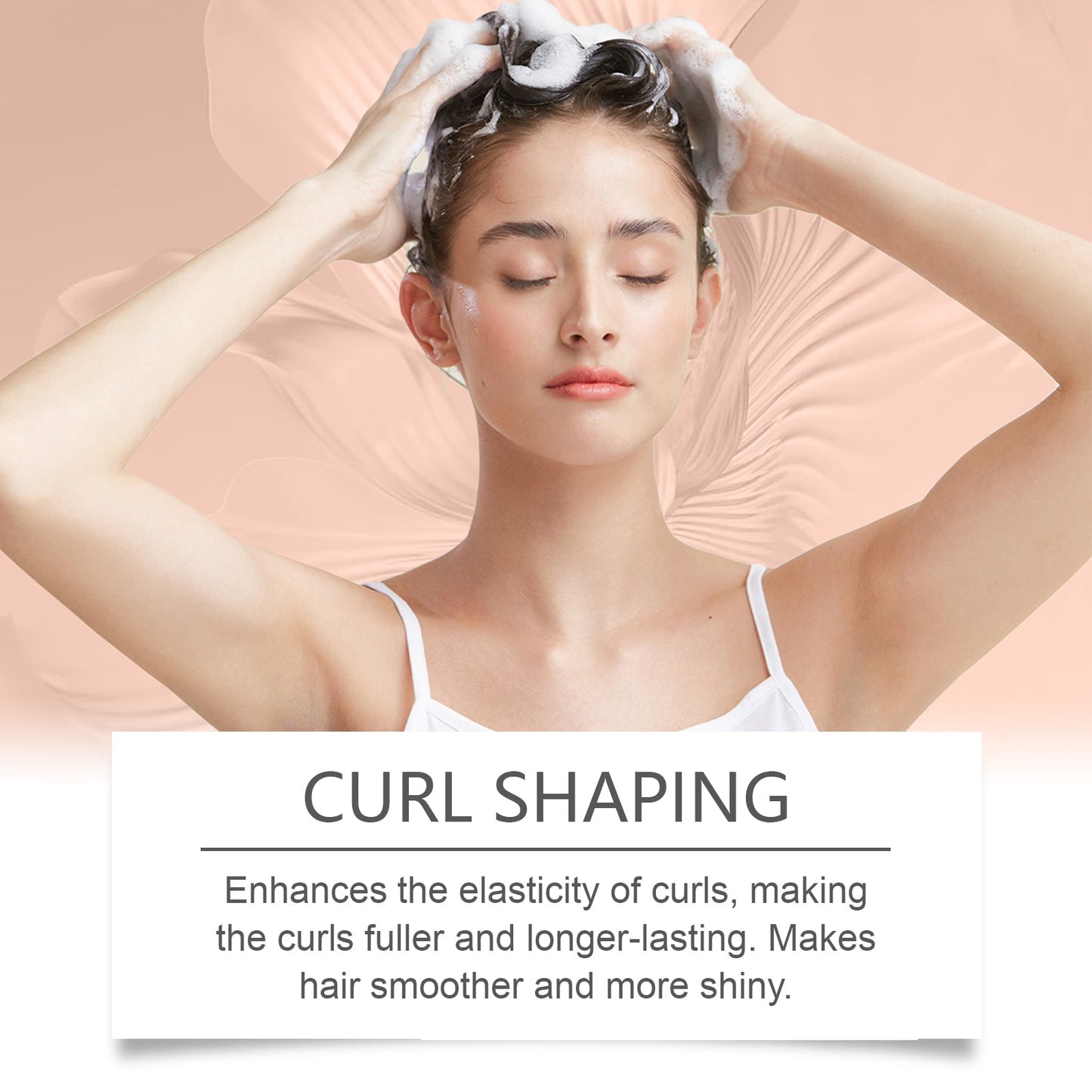 Coconut Moisturizing Shampoo Set Clean And Moisturizing Hair Care Curls Elastic Shape Volumizing Shampoo - Korvel
