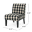 Chaise d'accent élégante pour intérieurs stylés