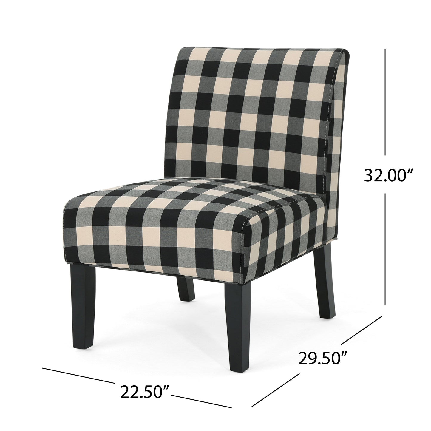 Chaise d'accent élégante pour intérieurs stylés
