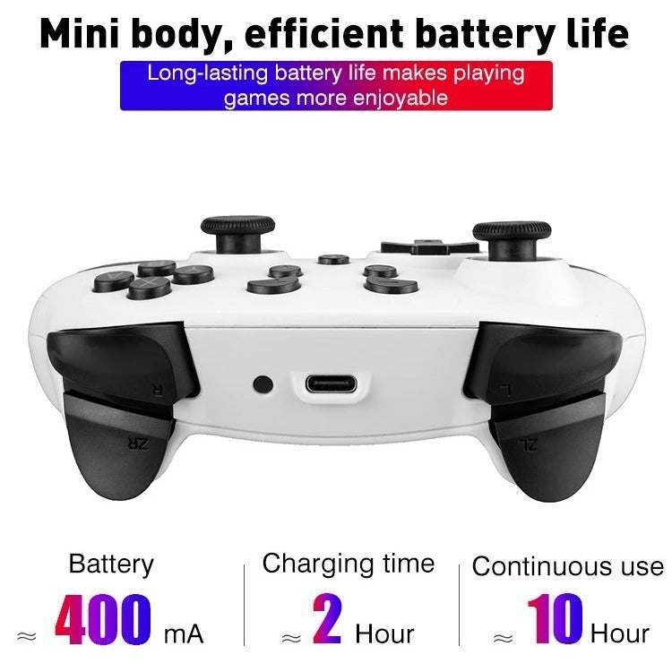 Wireless Bluetooth Controller for Nintendo Switch & Switch Lite