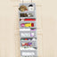 5-Shelf Hanging Storage Organizer with Anti-Tilt Design