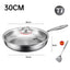 German uncoated pure titanium frying pan with fish - scale hammer pattern. Non - stick, ideal for household steak frying, a piec - Korvel