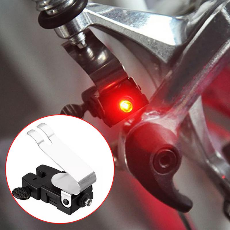Waterproof Cycling Brake Bike Light Mount Tail Rear Bicycle Light LED High Brightness Red LED lamp Cycling Accessories - Korvel