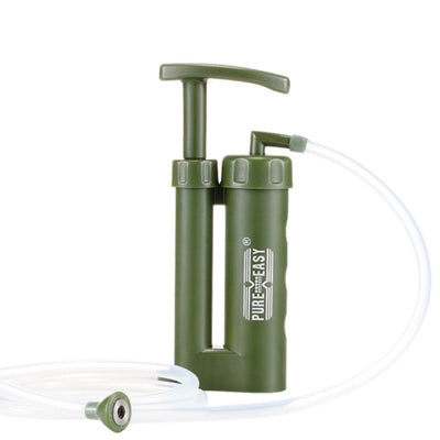 Outdoor water purifier, wilderness survival emergency rescue water filter, camping portable pump filter - Korvel