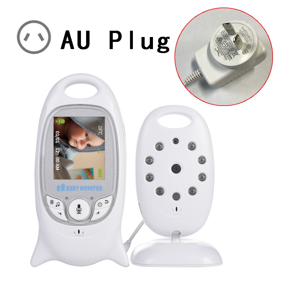 VB601 Baby Monitor 2 inch BeBe Baba Electronic Babysitter Radio Video Nanny Camera Night Vision Temperature Monitoring 8 Lullaby - Korvel