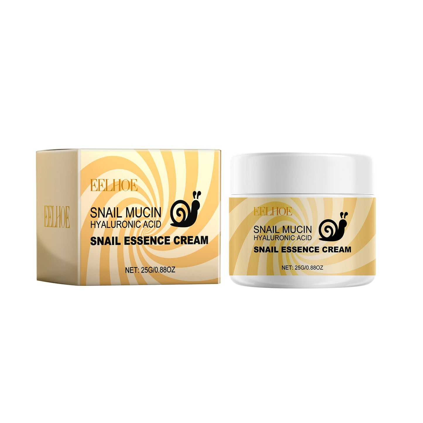 Snail Essence Cream, Lighten Fine Lines Hydrating Moisturizing Whitening Skin Protein Repair Cream - Korvel