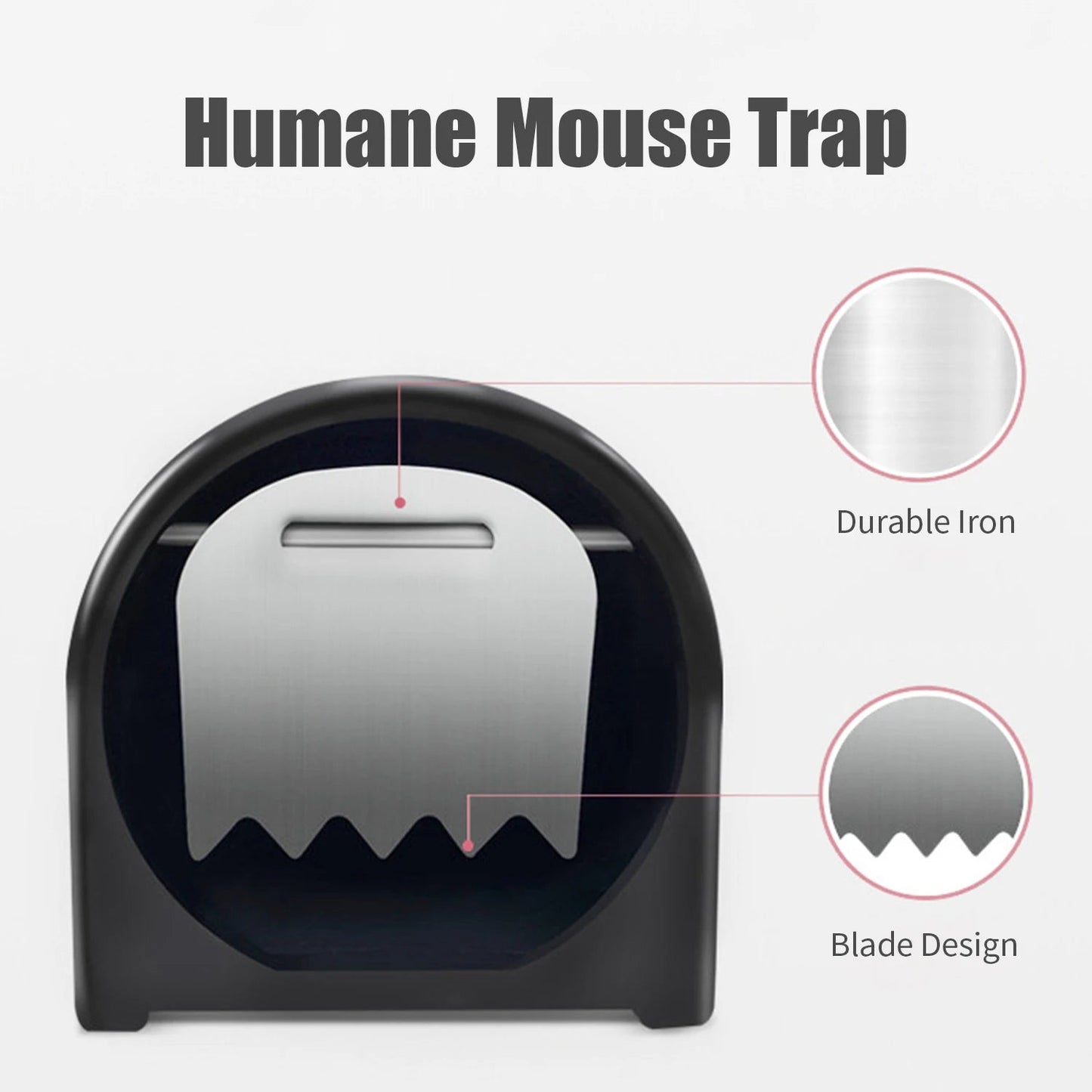 Rodent Zapper Rat Mice Mouse Trap Humane Mouse Trap Catch and Release Mouse Traps Mousetrap Catcher Capture Cage Indoor Outdoor - Korvel