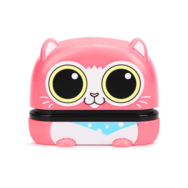 Kindergarten Kids Cartoon Personalized Photosensitive Pet Owl Pastel Name Seal Clothes Flash Foam Self Ink Toy Stamp - Korvel