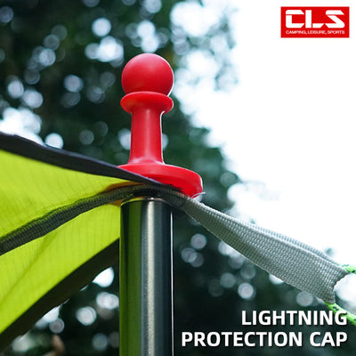 Premium Outdoor Canopy Pole Lightning Protection Hat