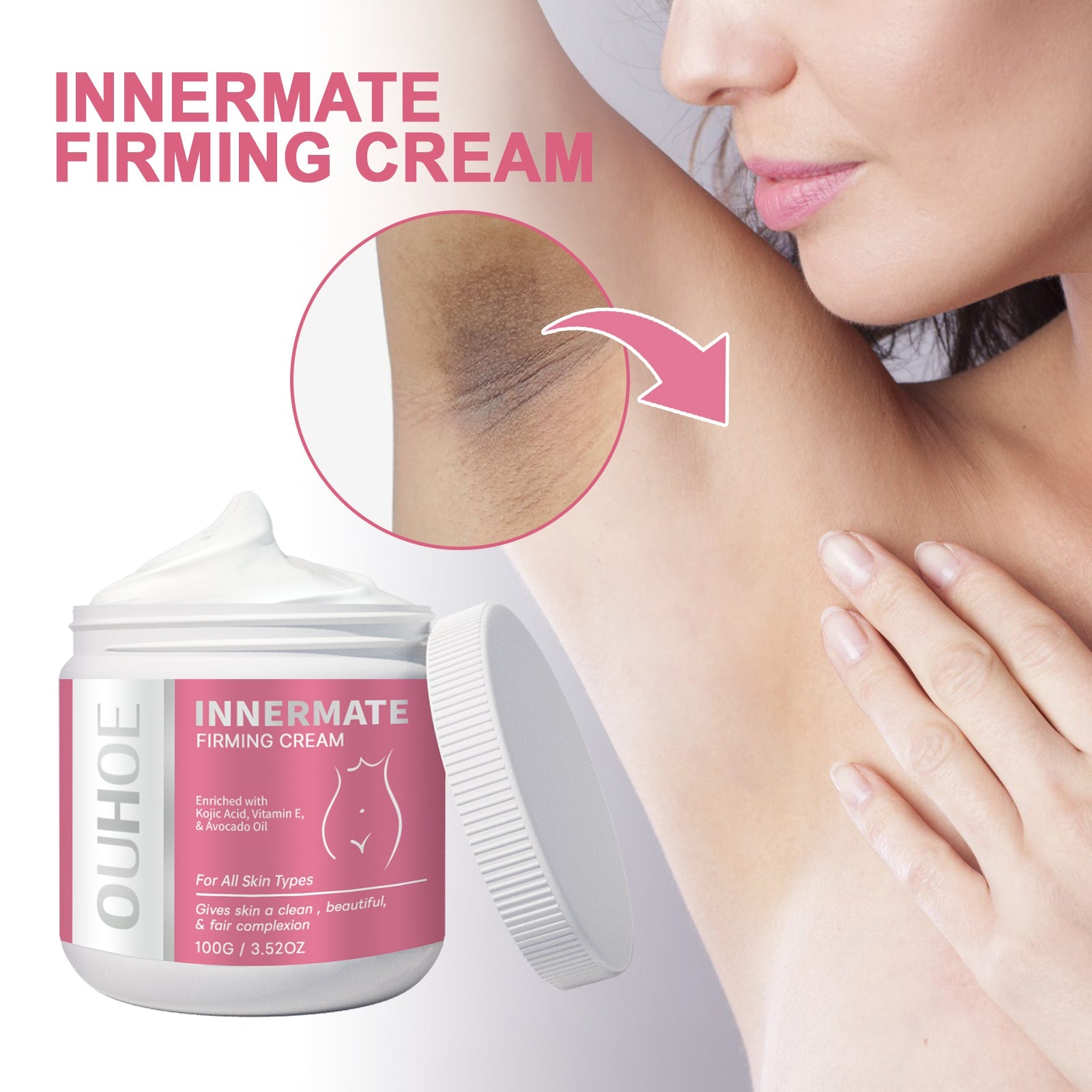 Innermate Firming Cream, Repair Underarm Dull Joints Black Inner Thigh Brightening Skin Moisturizing Beauty - Korvel