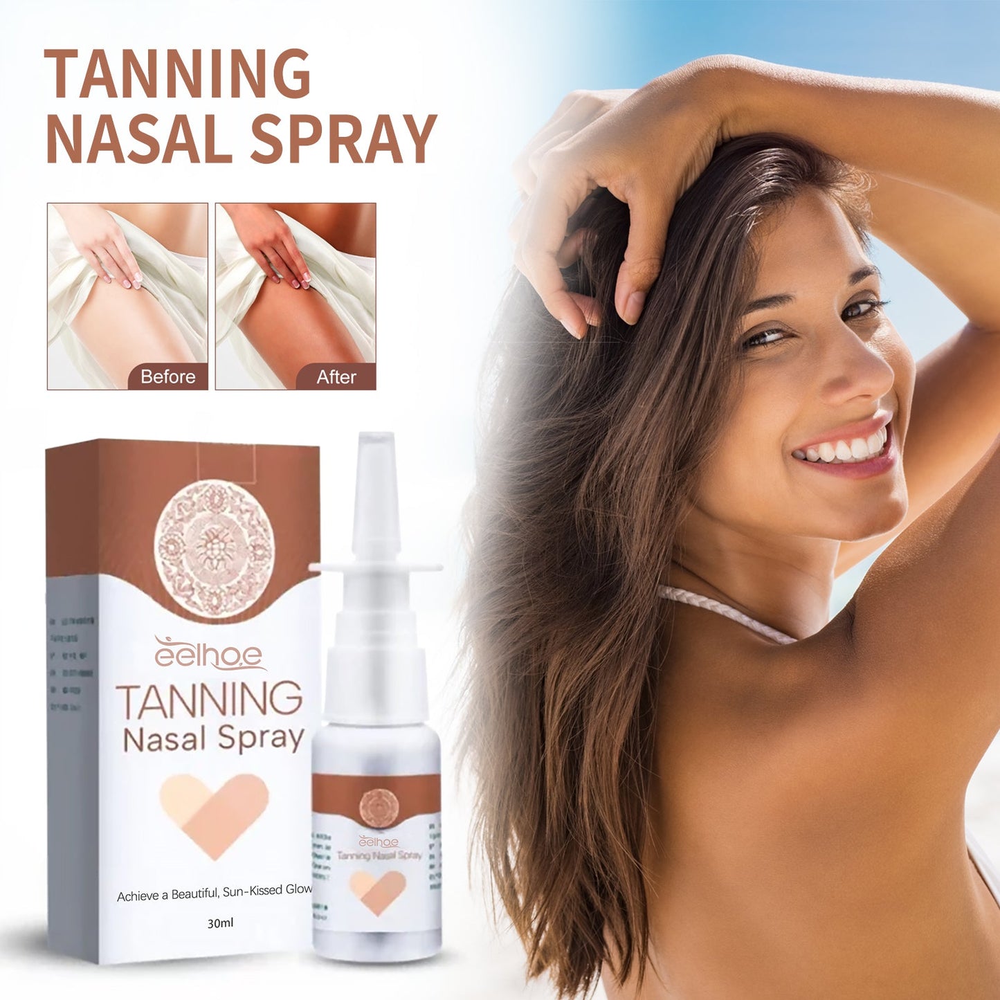 Spray Nasal de Autobronceado Premium para una Piel Radiante