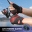 Outdoor sports autumn and winter anti slip breathable dew three finger wear-resistant and anti cutting lure fishing gloves - Korvel