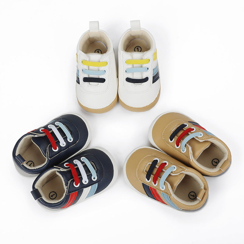 Baby Boy Toddler Shoes Baby Step Shoes Spring And Autumn Anti-Fall Shoes Indoor Baby Shoes - Korvel