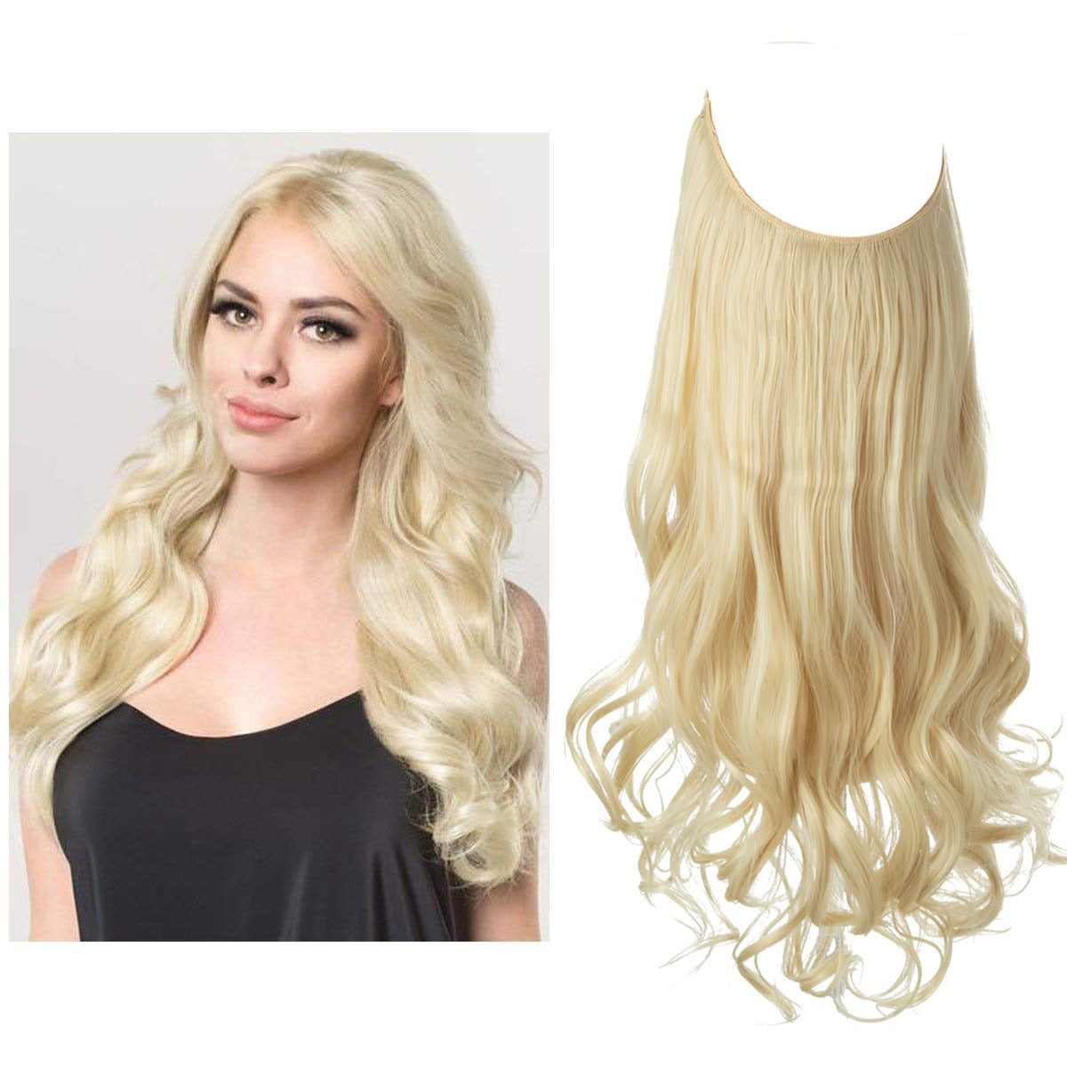 Premium Long Curly Hair Extension - High Temperature Silk