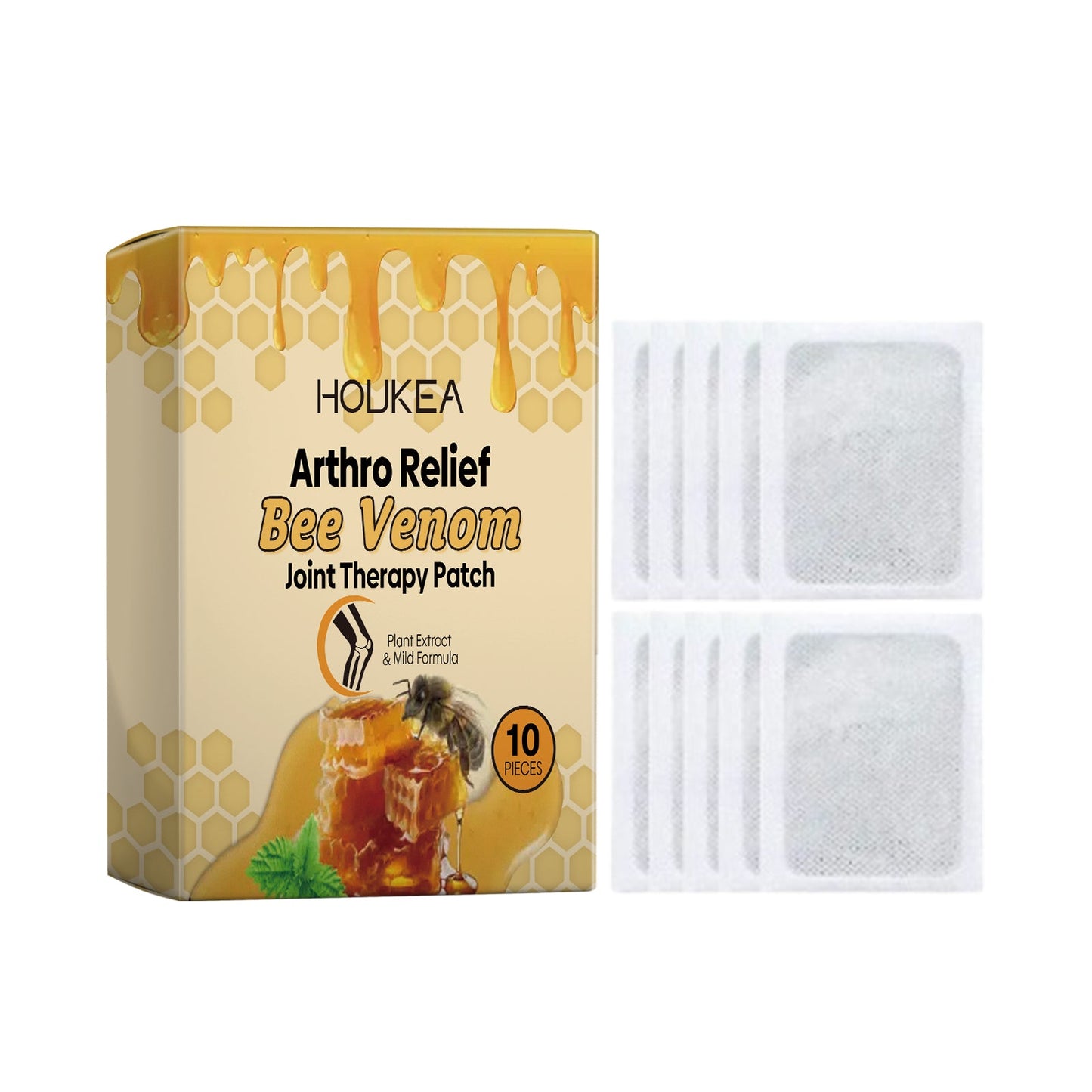 Bee Venom Joint Care Foot Stick Body Joint Care Flexible Patch For Joint Discomfort Relief - Korvel