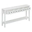 TREXM Rustic Entryway Console Table - 60" Long with Storage
