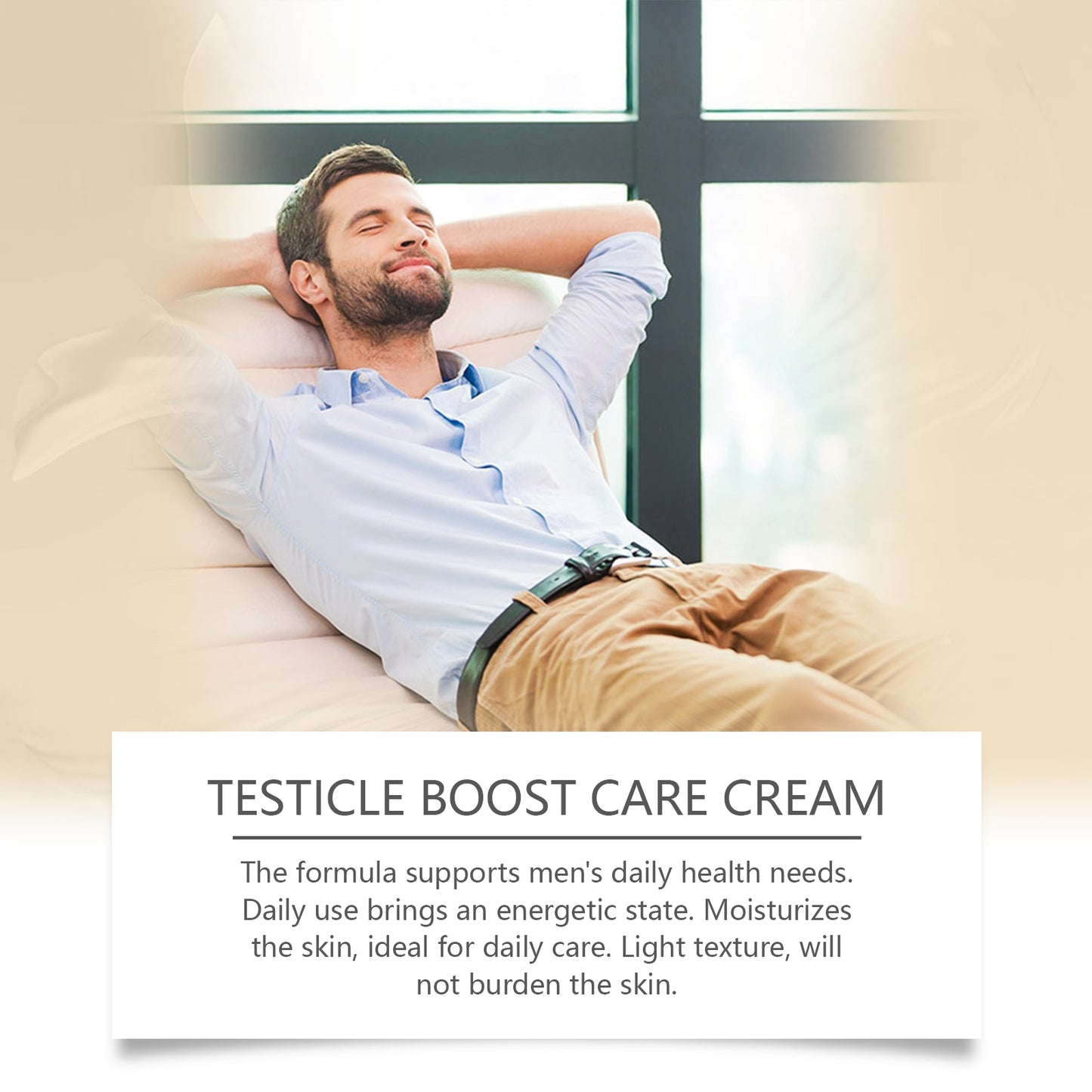 Crema Premium para el Cuidado de la Vitalidad Masculina con Extractos de Plantas