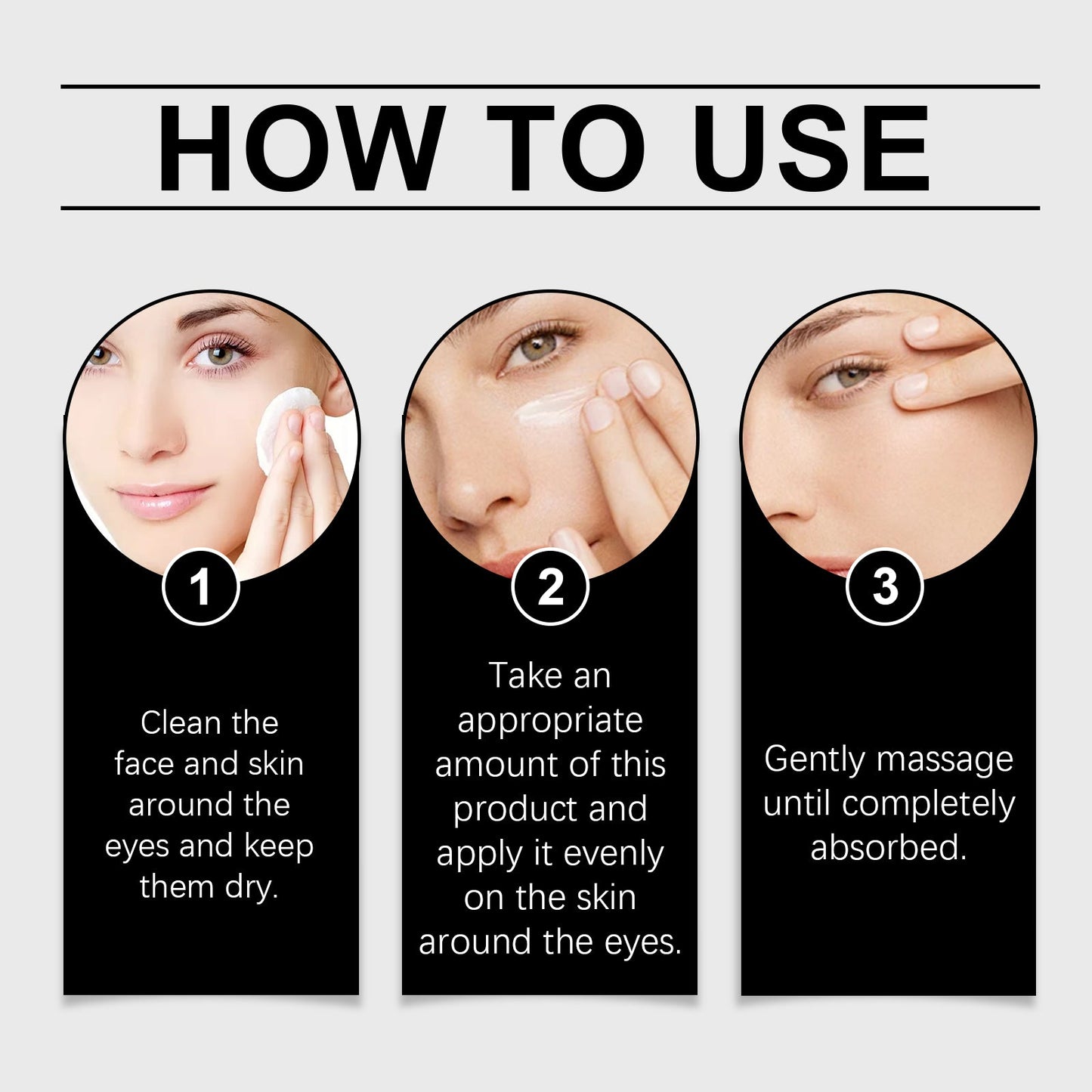Eye Cream Gently Hydrating, Nourishing, Caring And Moisturizing Eye Skin Daily Massage Eye Care Cream - Korvel