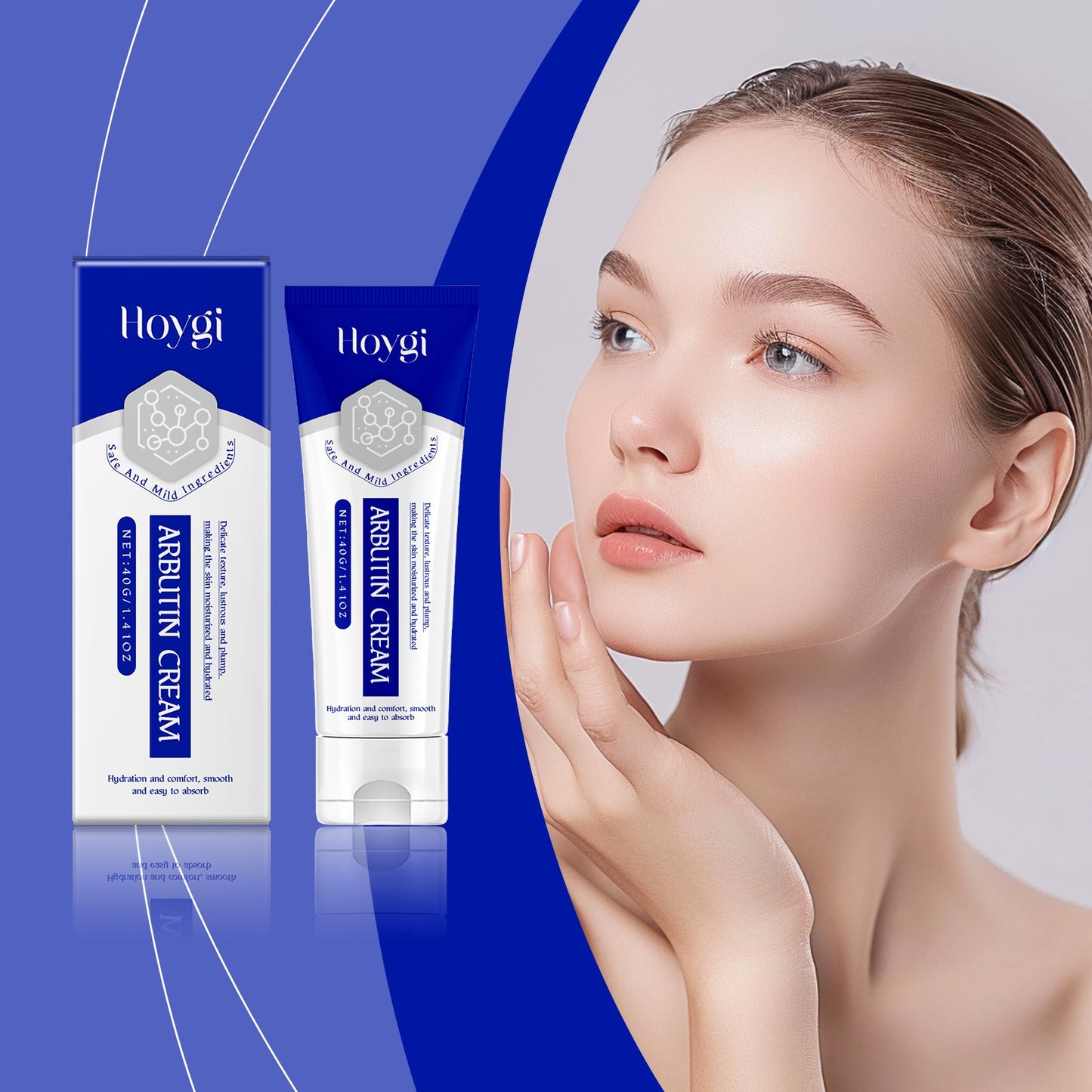 Arbutin Cream Moisturizer Facial Skin Care Hydrates Gently And Nourishes Soft And Radiant Skin - Korvel