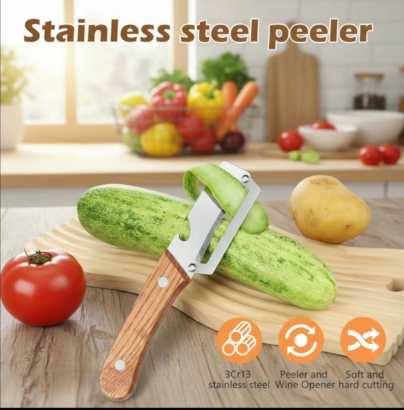 DualEdge Pro Peeler Set - 2-in-1 Kitchen Essential