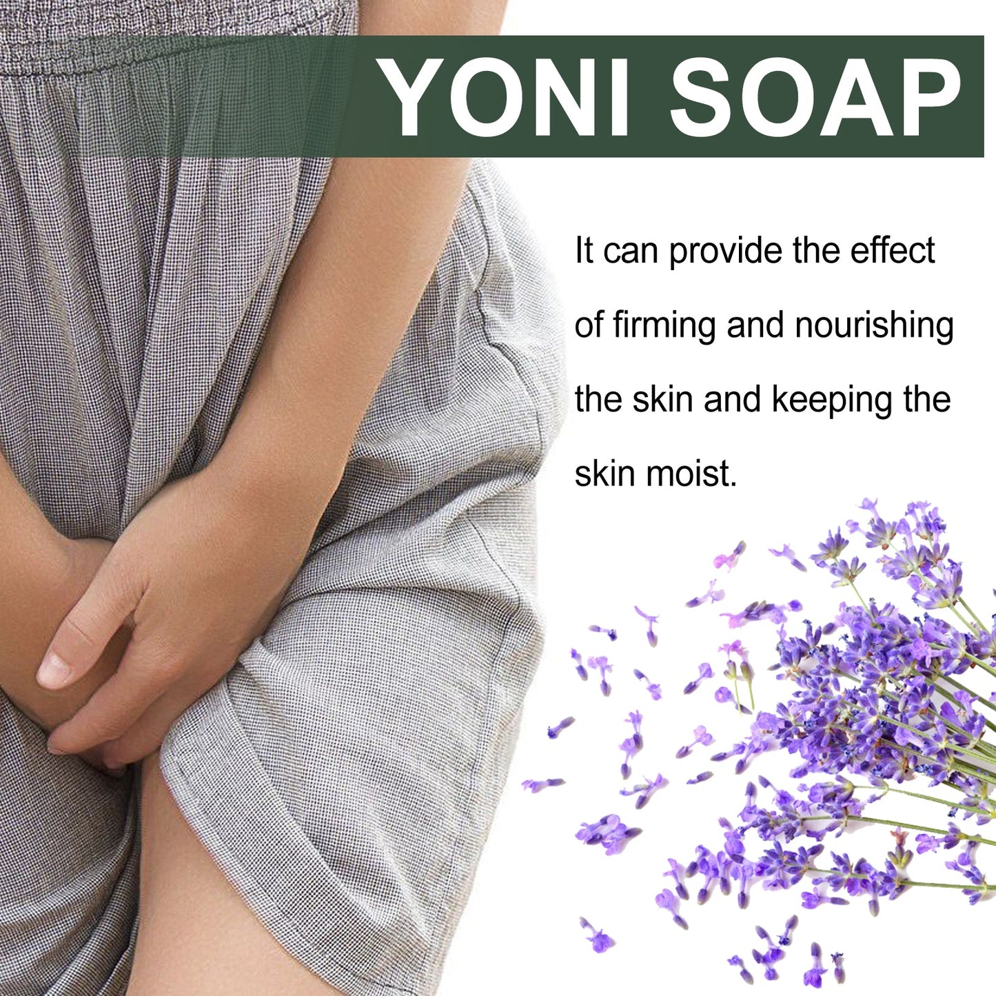Lavender Scented Soap, Relieve Itching And Discomfort Of Female Body, Remove Odor And Mild Moisture - Korvel