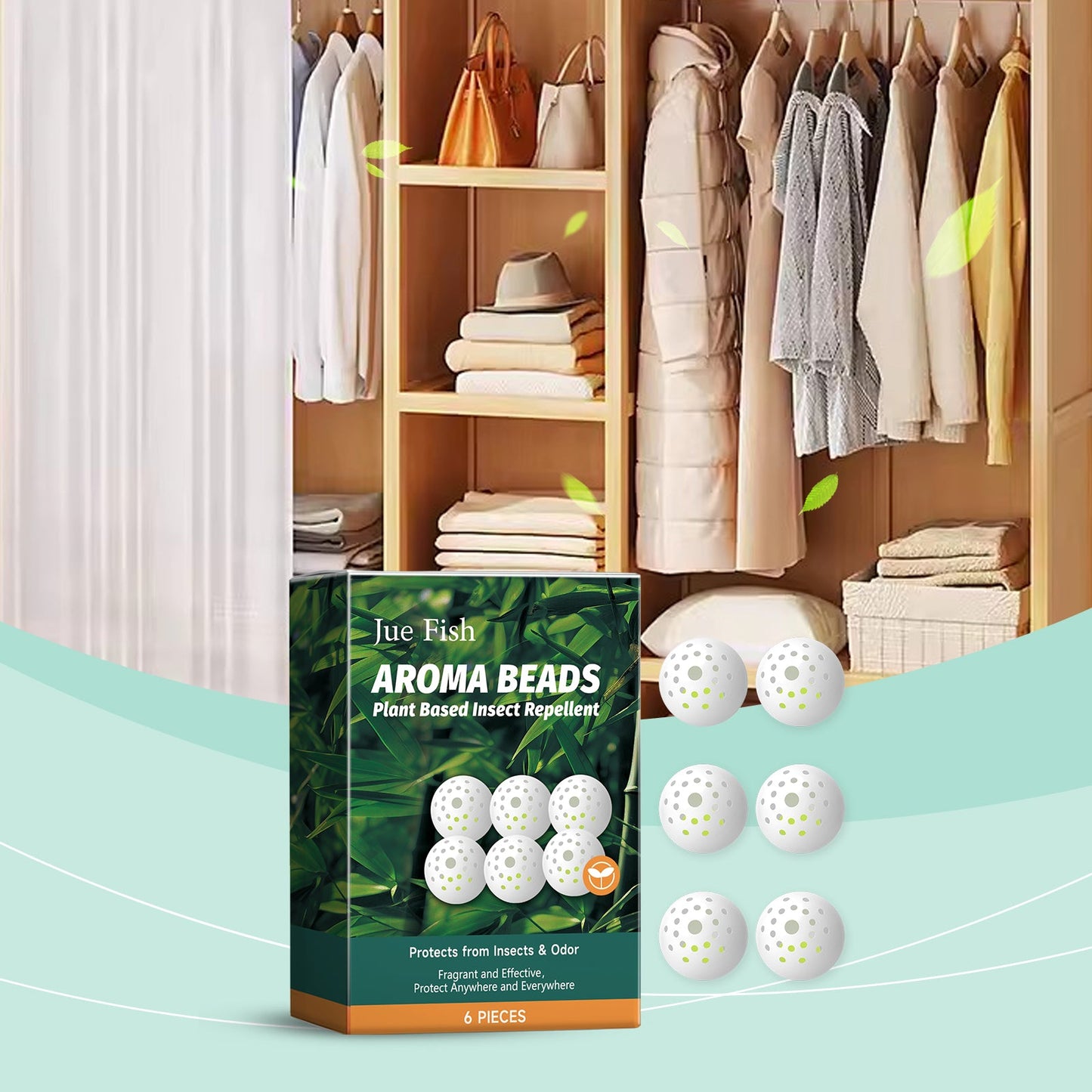Deodorant Ball, Fragrant Bead Fresh Fragrance Home Multi-Purpose Deodorant Ball Shoes Socks Clothing Sports Shoes - Korvel