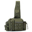 Men's Fishing Backpack: Equipped with bait box, equipment storage bag, pole holder, sling & shoulder bag design. - Korvel