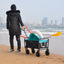 Folding Wagon Garden Shopping Beach Cart - Korvel