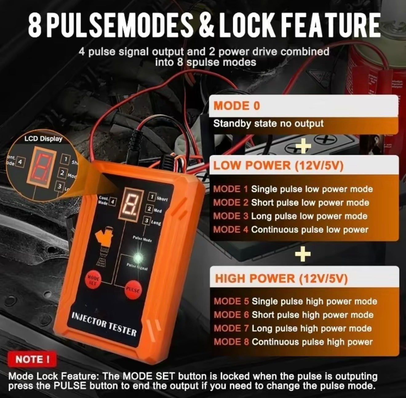 Testeur d'injecteur FuelPulse - Outil de diagnostic à double canal