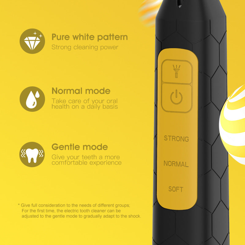 Home 3-Speed Electric Tooth Cleaner USB Charging To Remove Tartar And Calculus Oral Care Tool Tooth Cleaner - Korvel