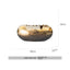 Modern Luxury Oval Edge Decorative Tray for Home Dining