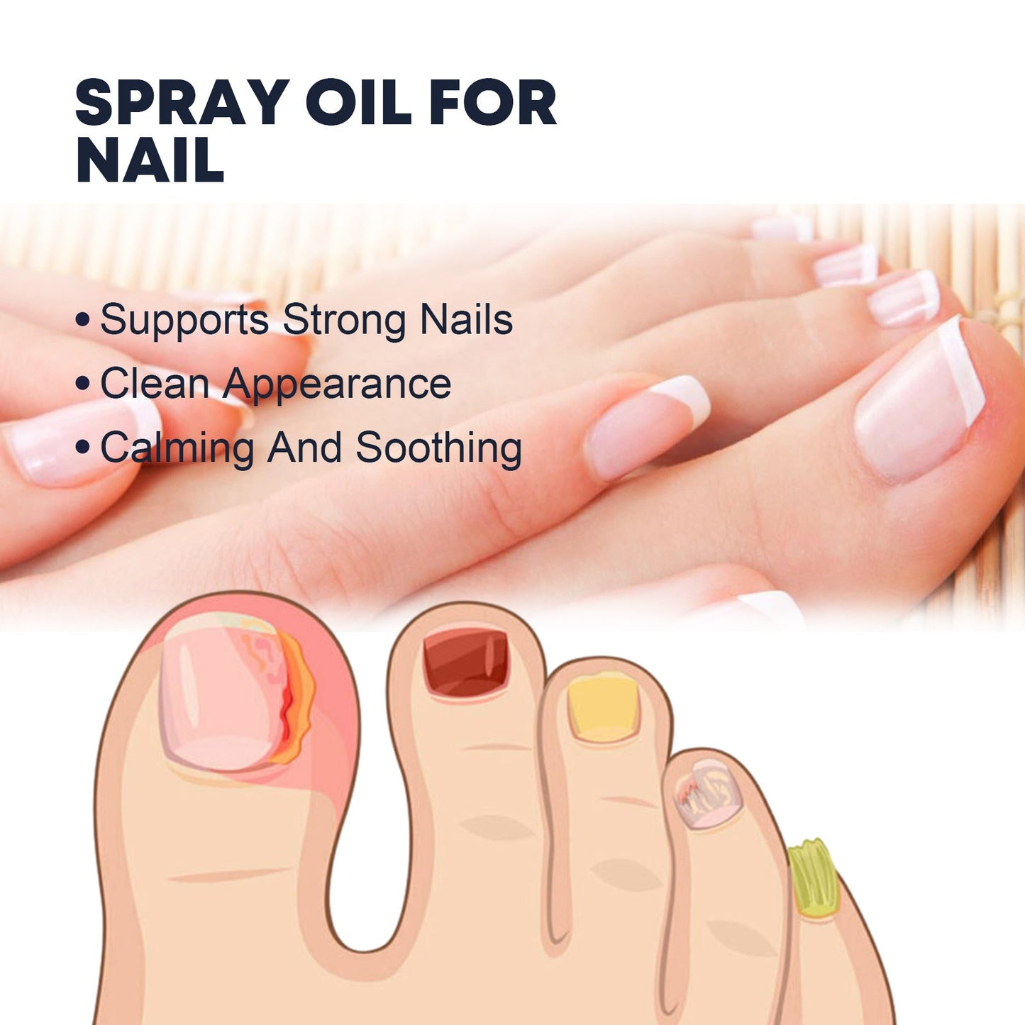 Nail Care Spray for Strengthening and Moisturizing