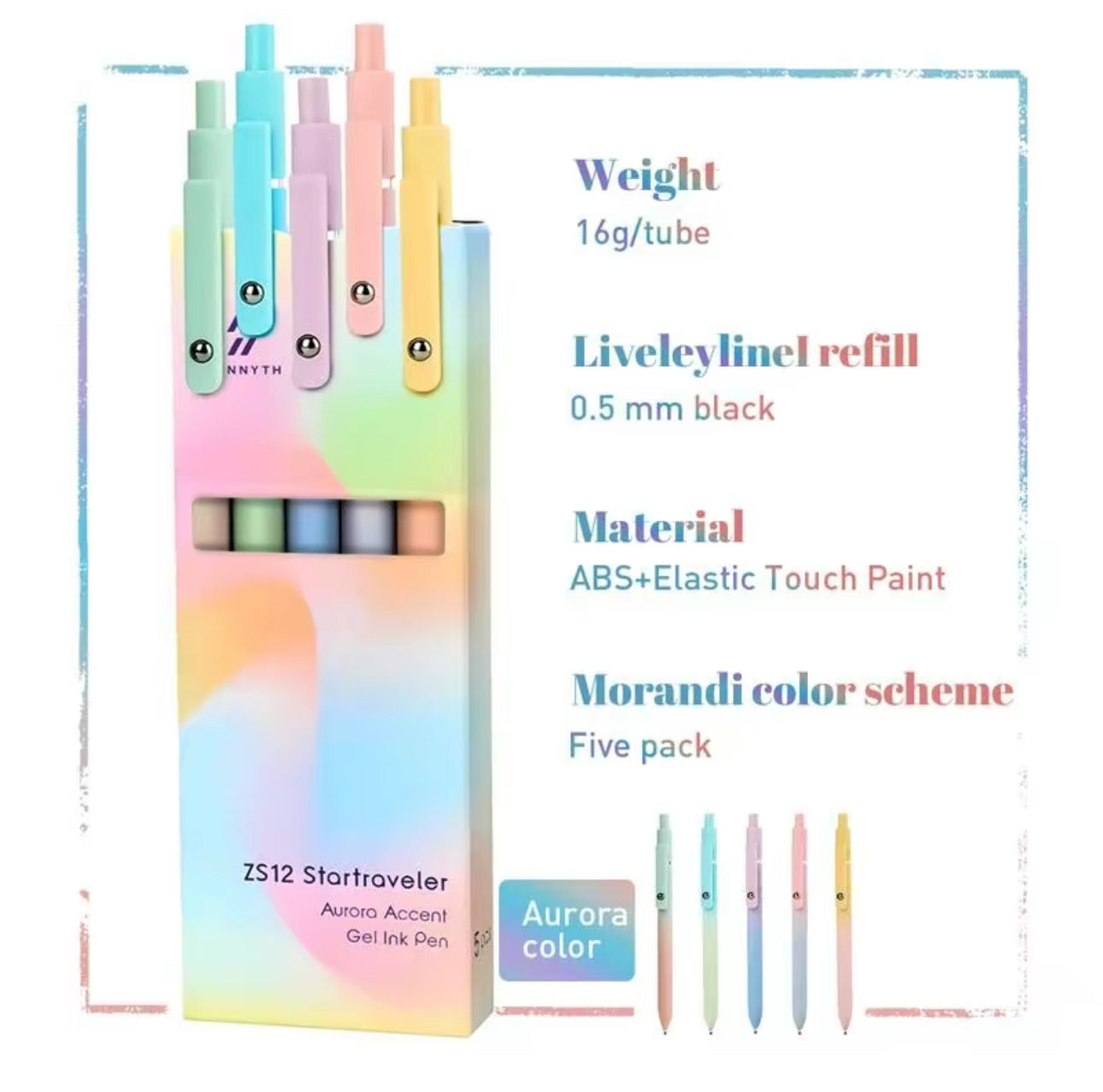 Color Wave Gel Pens - Korvel