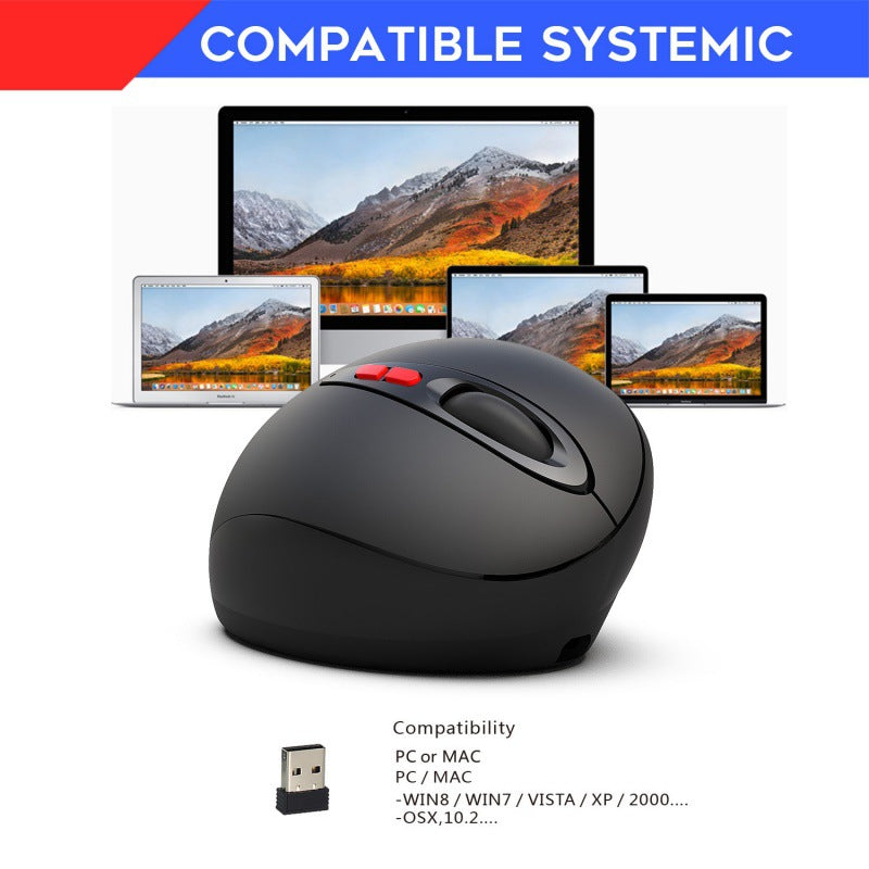 2.4G wireless mouse rechargeable vertical mouse with 7 buttons ergonomic design - Korvel