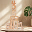 Children's Montessori early education teaching aids, large particle beech wood digital building blocks, kindergarten enlightenment assembly, stacking and height toys - Korvel