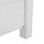 Premium Vinyl Privacy Fence Panels Kit - White