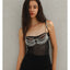Cadena Corset Mariposa Minimalista con Perlas Imitación