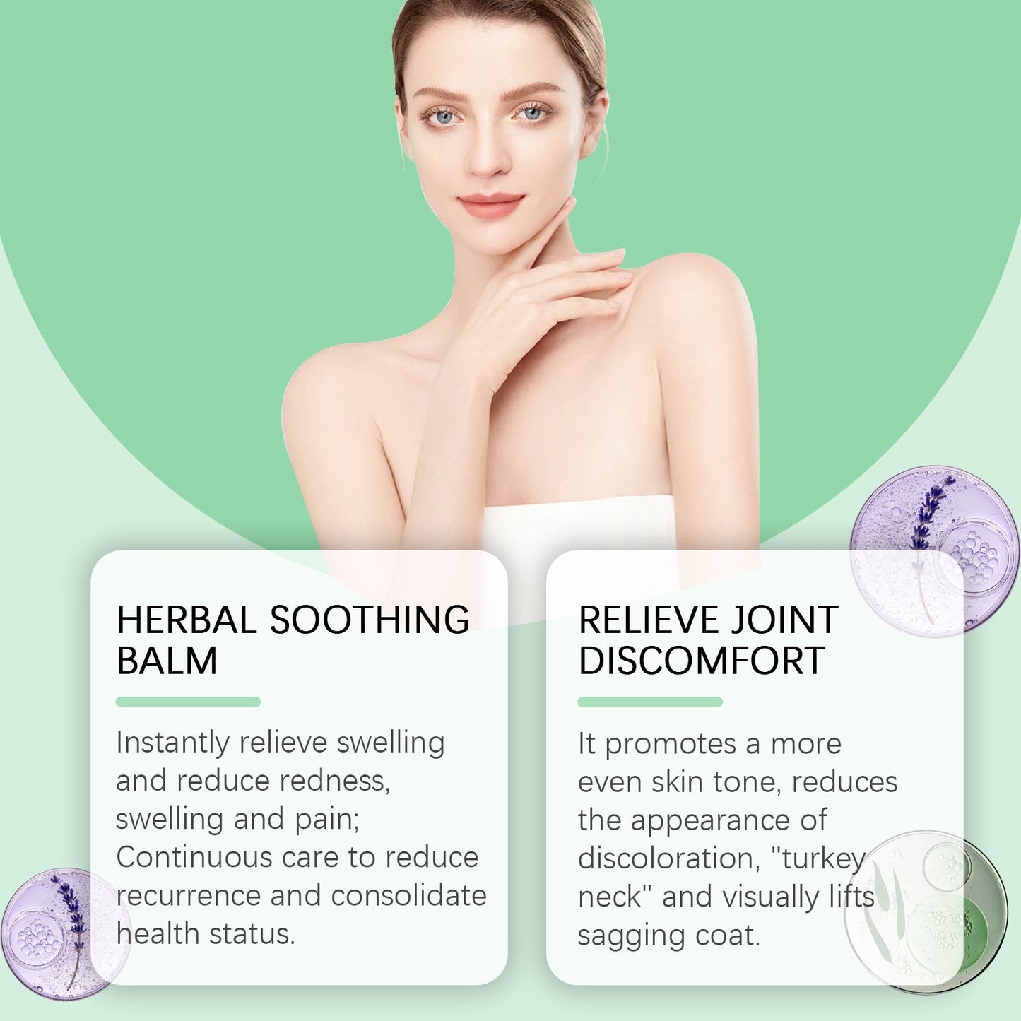 Body Care Herbal Cream, Relieve Shoulder And Neck Joint Muscle Soreness Discomfort Body Massage Cream - Korvel