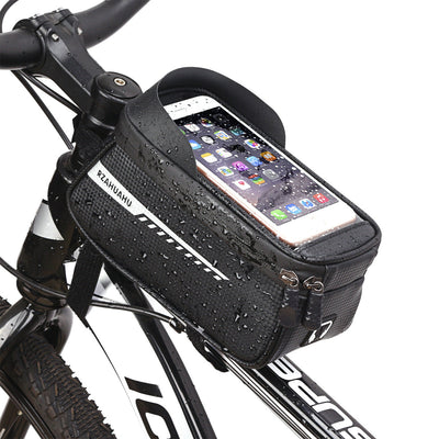 Sac de tube supérieur de vélo imperméable premium pour téléphones mobiles