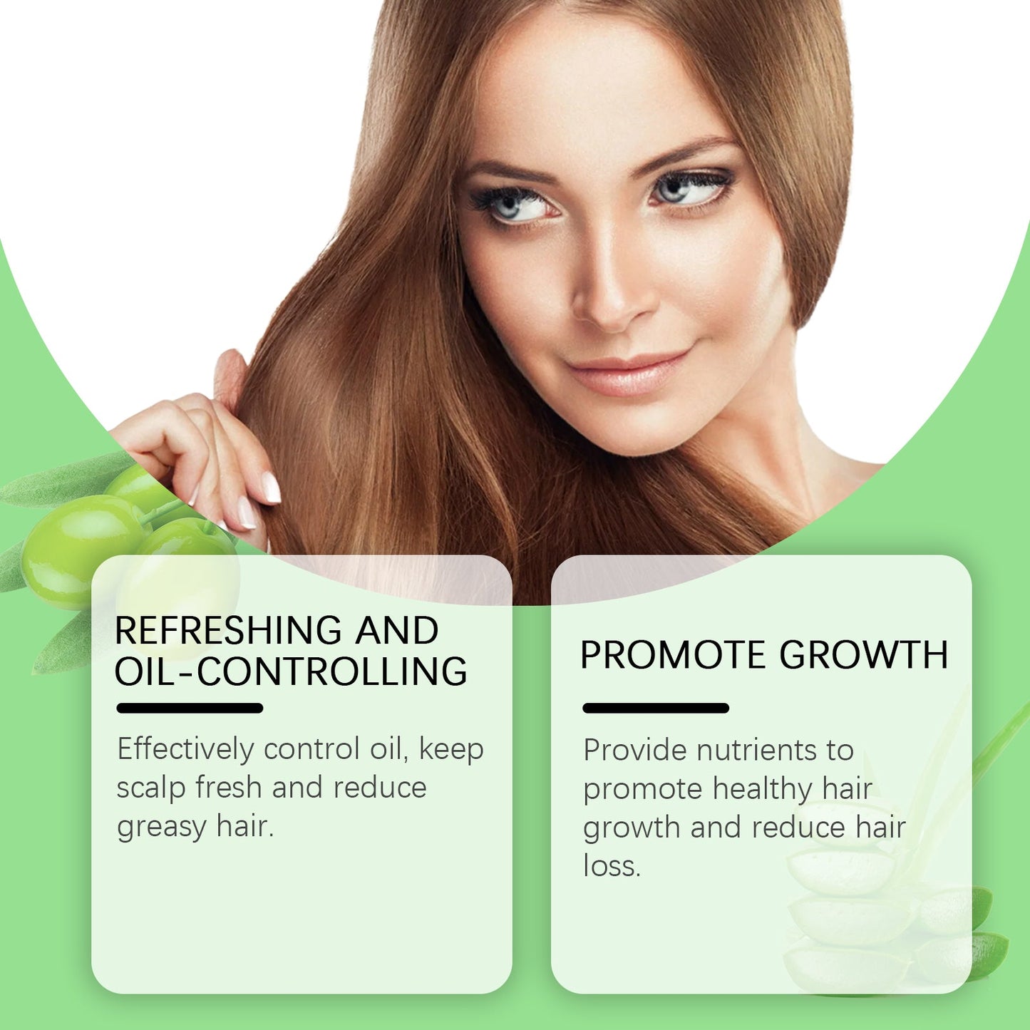 Hair Soap With Aloe Vera Essential Oil Cleans Scalp And Nourishes Hair With Refreshing, Fluffy And Smooth Hair Care Soap - Korvel